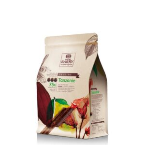 TANZANIA CIOCCOLATO FONDENTE PISTOLES 75% 2.5 KG